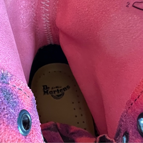 Dr. Martens 1460 Pascal Tie Dye Soft Suede Leather Lace Up Boot NEW Size 9 - Picture 9 of 10